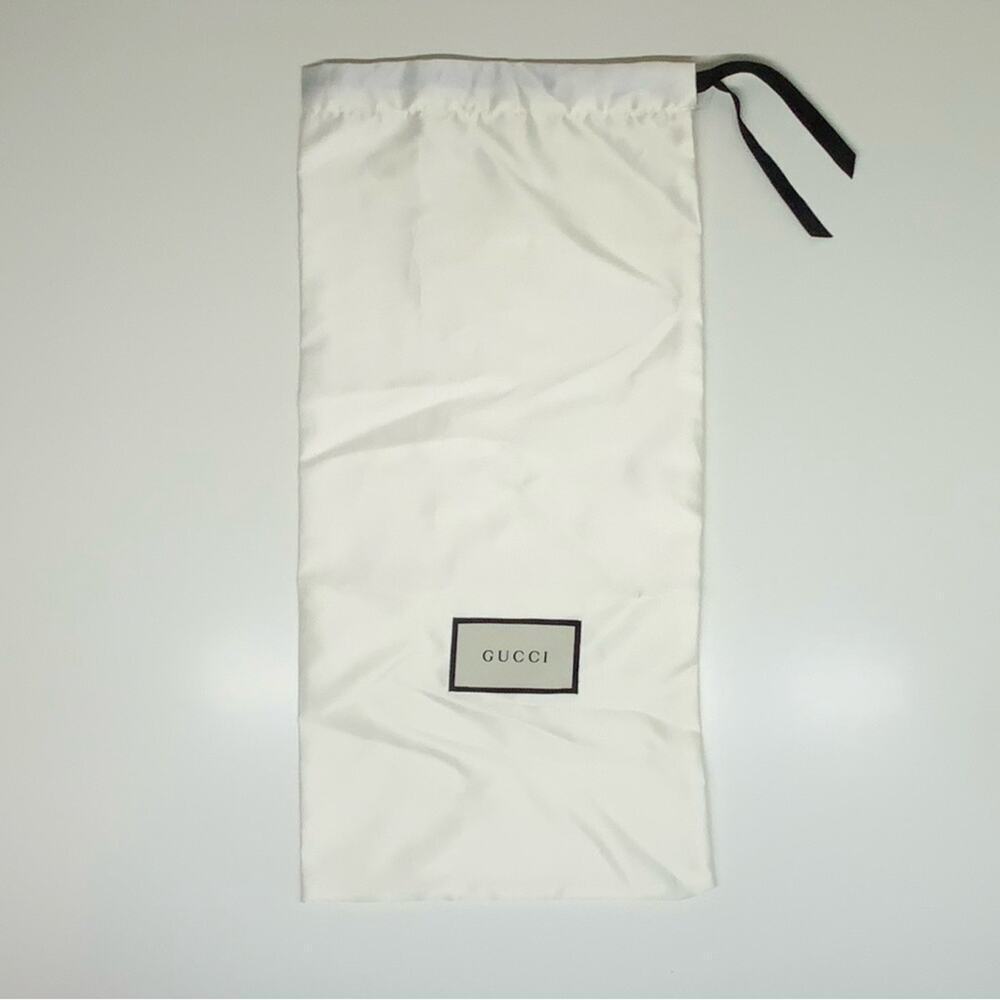 Gucci | Dust Bag Cover | White/Black | 8.25W x 17.5H inch